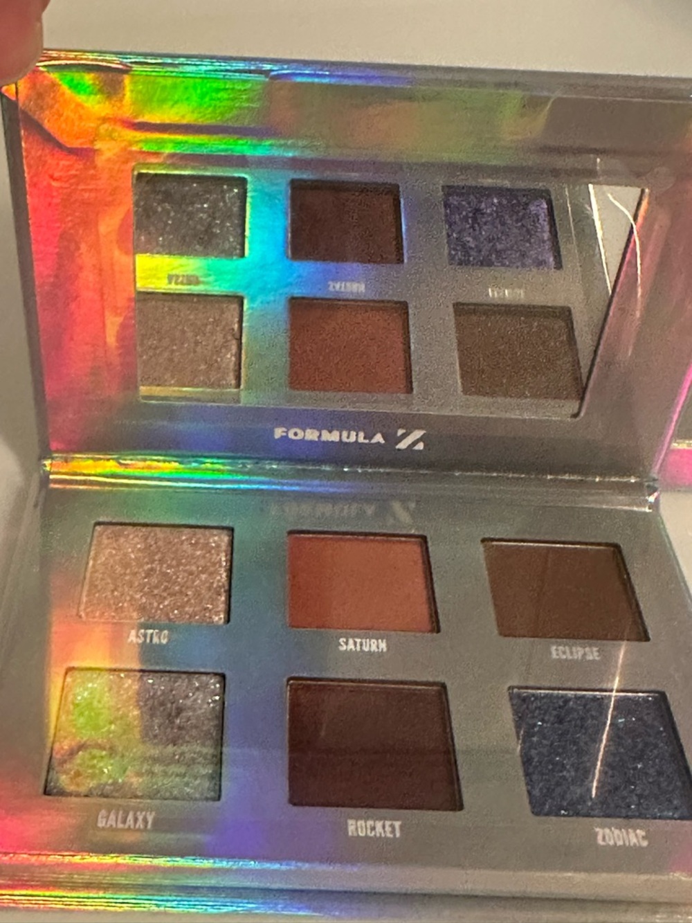 Formula Z Cosmic Glitz Eyeshadow Palette — Holographic Silver